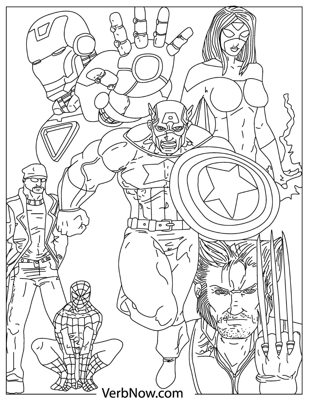 Printable Coloring Pages Avengers Printable Word Searches Printable Coloring Pages Avengers Printable Word Searches