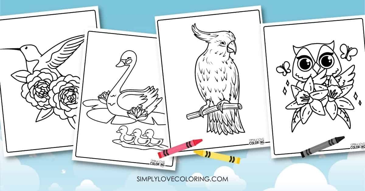 Printable Coloring Pages Birds And Flowers Infoupdate Printable Coloring Pages Birds And Flowers Infoupdate