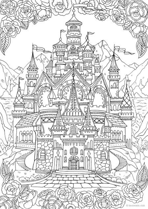 Printable Coloring Pages Castles Printable Coloring Pages Castles