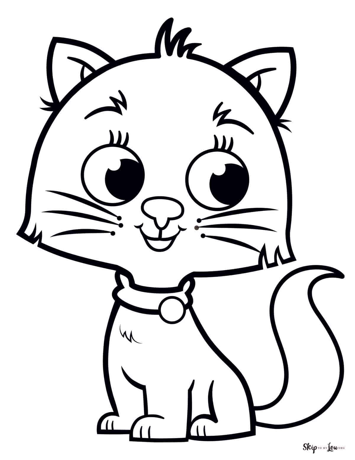 Printable Coloring Pages Cat