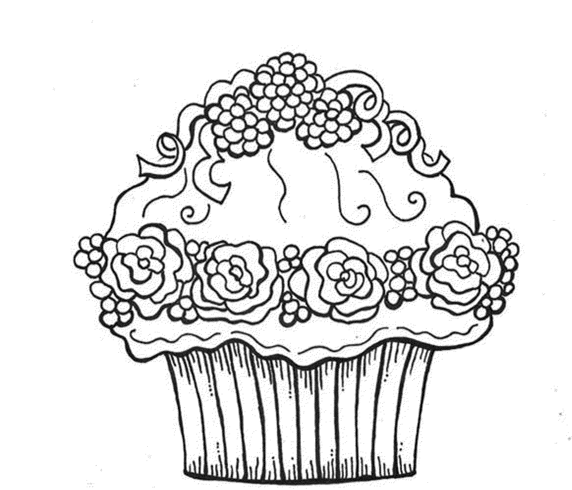 Printable Coloring Pages Cupcakes Printable Coloring Pages Cupcakes