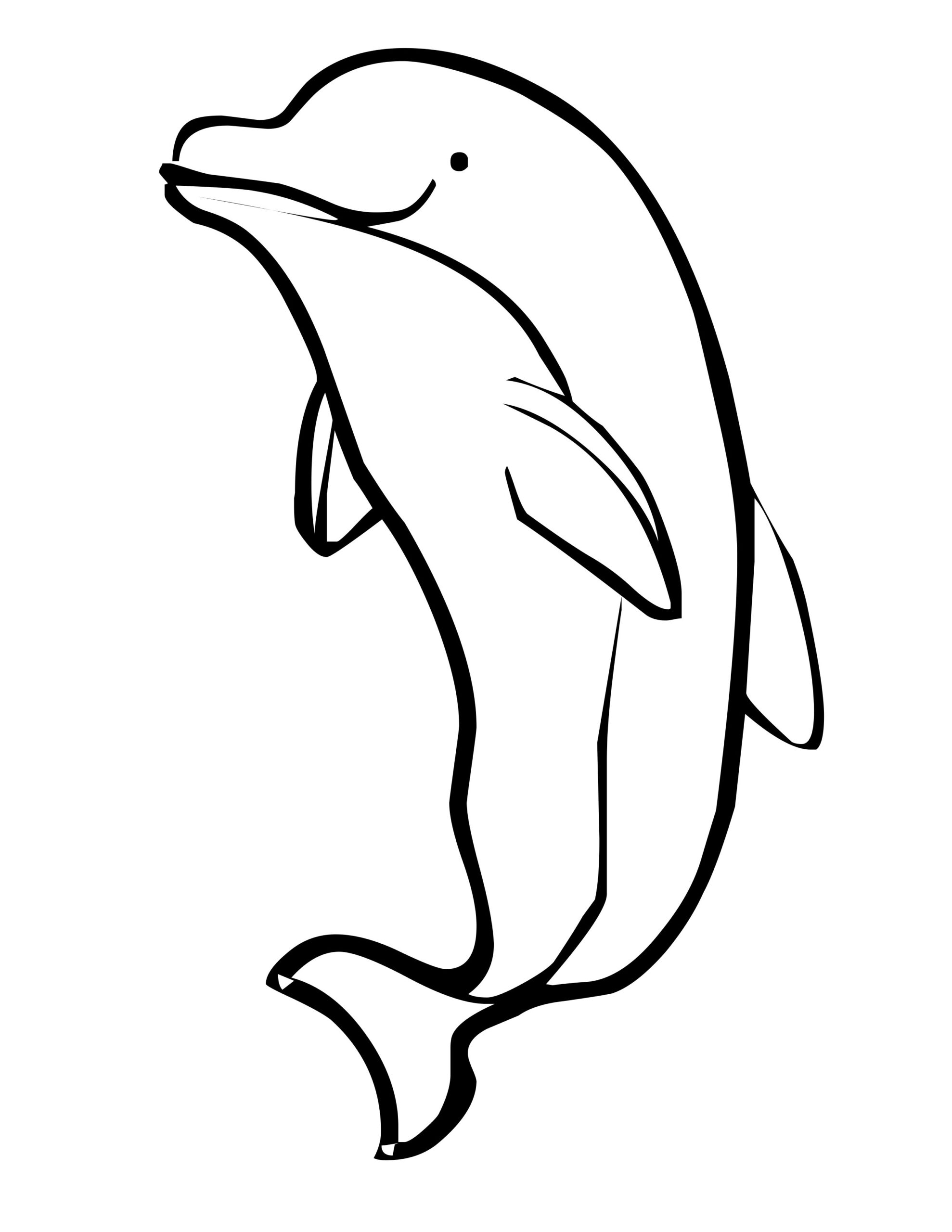 Printable Coloring Pages Dolphins Printable Coloring Pages Dolphins