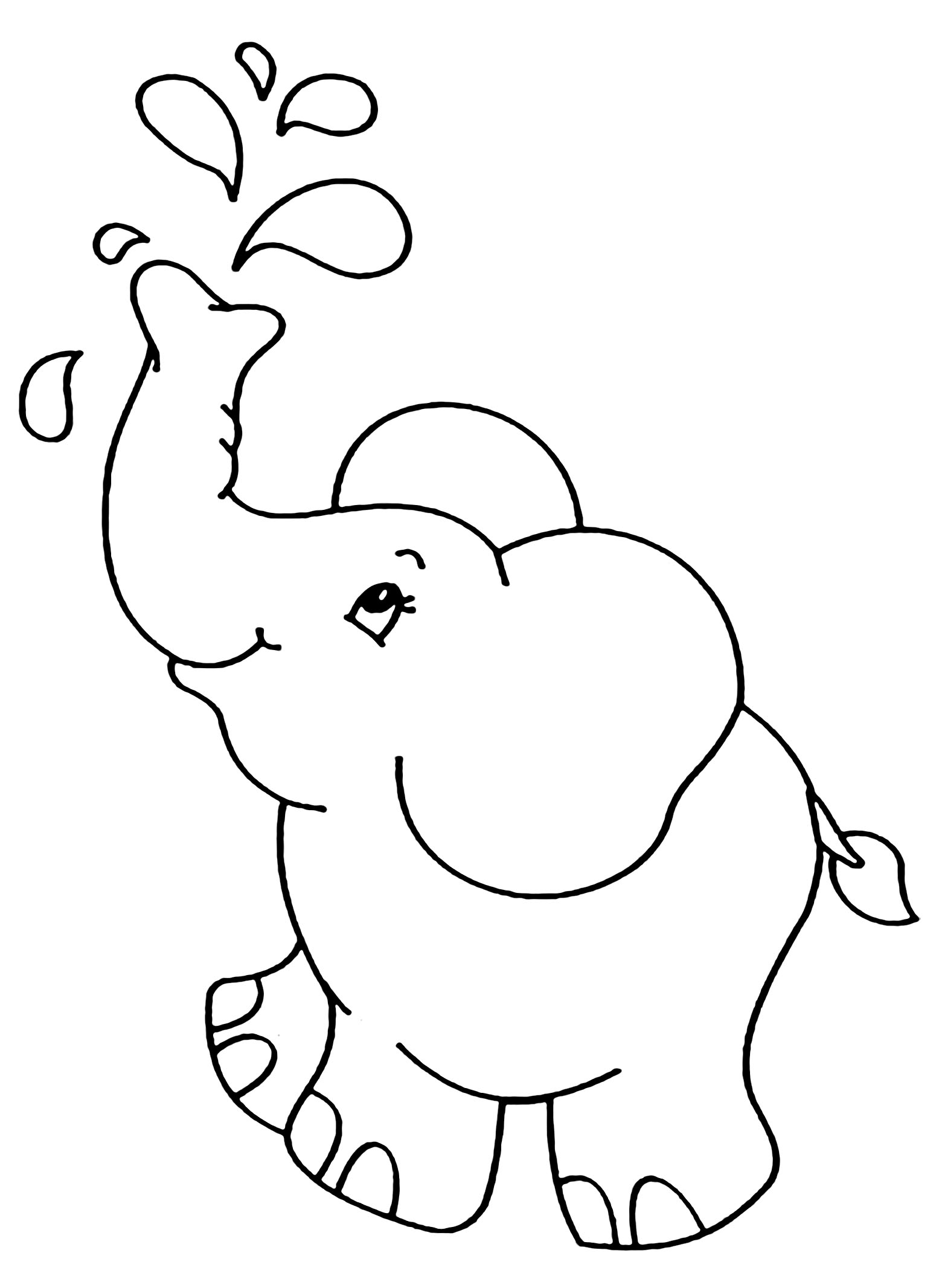 Printable Coloring Pages Elephant Printable Coloring Pages Elephant