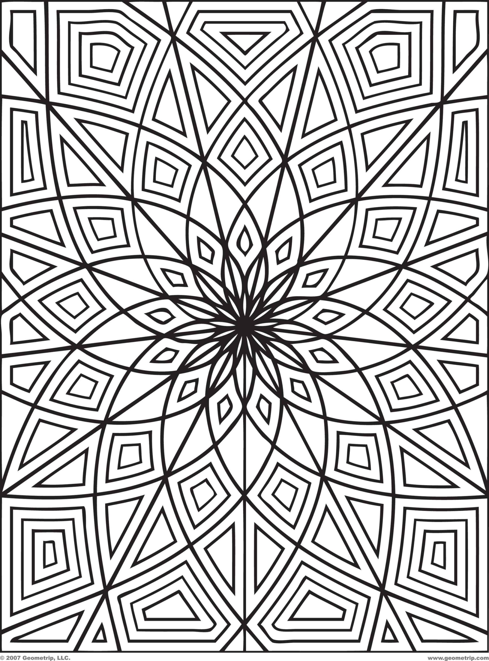 Printable Pattern Coloring Pages Printable Pattern Coloring Pages