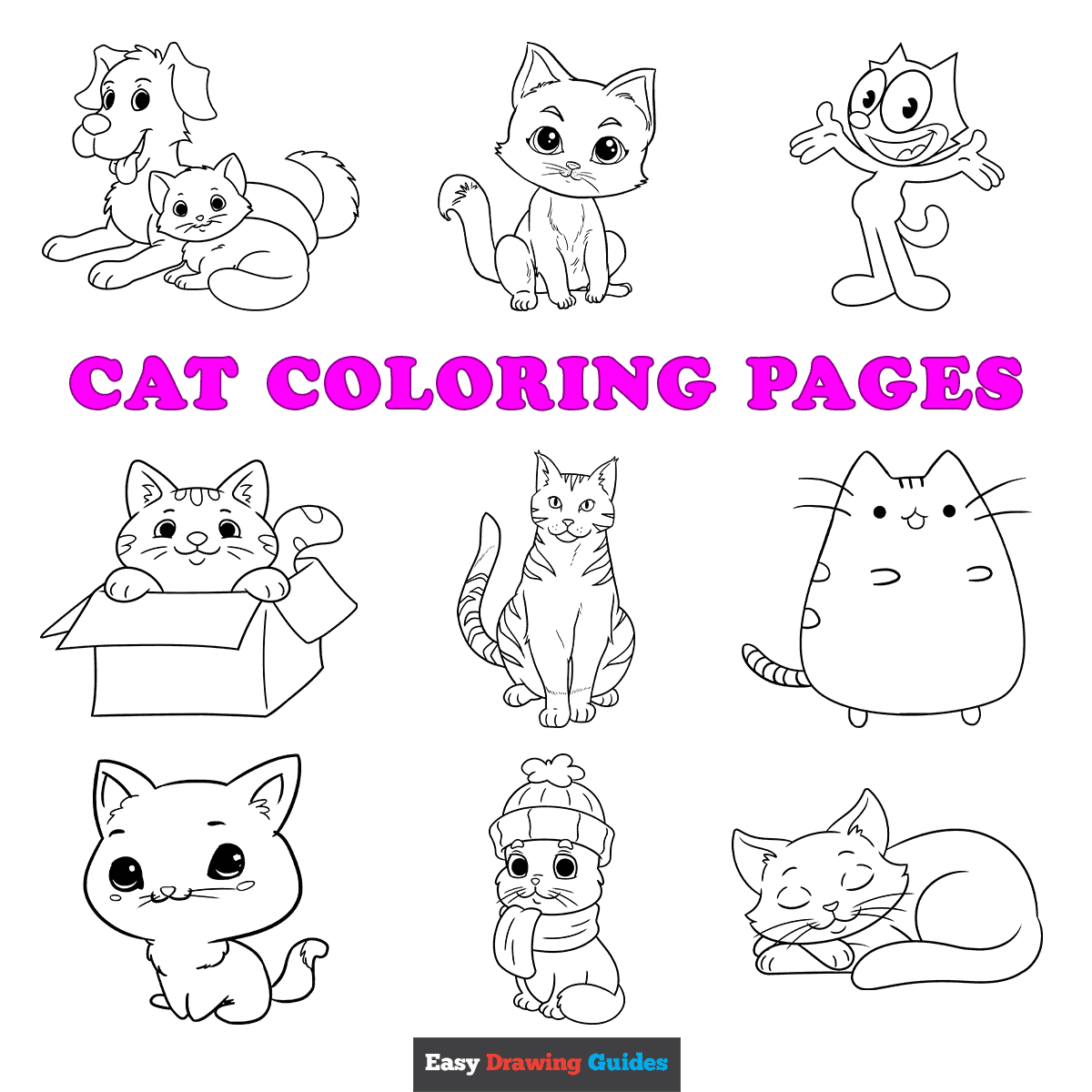 Printable Coloring Pages Cat Printable Coloring Pages Cat