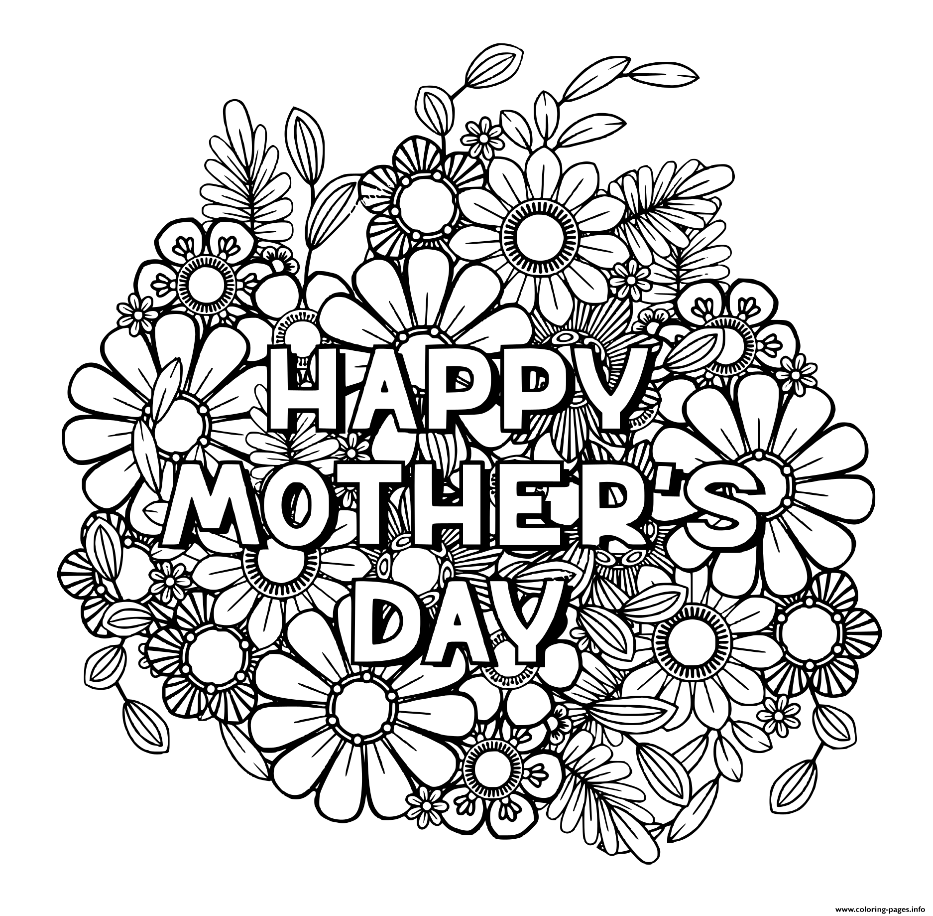 Printable Coloring Pages For Mothers Day Printable Coloring Pages For Mothers Day