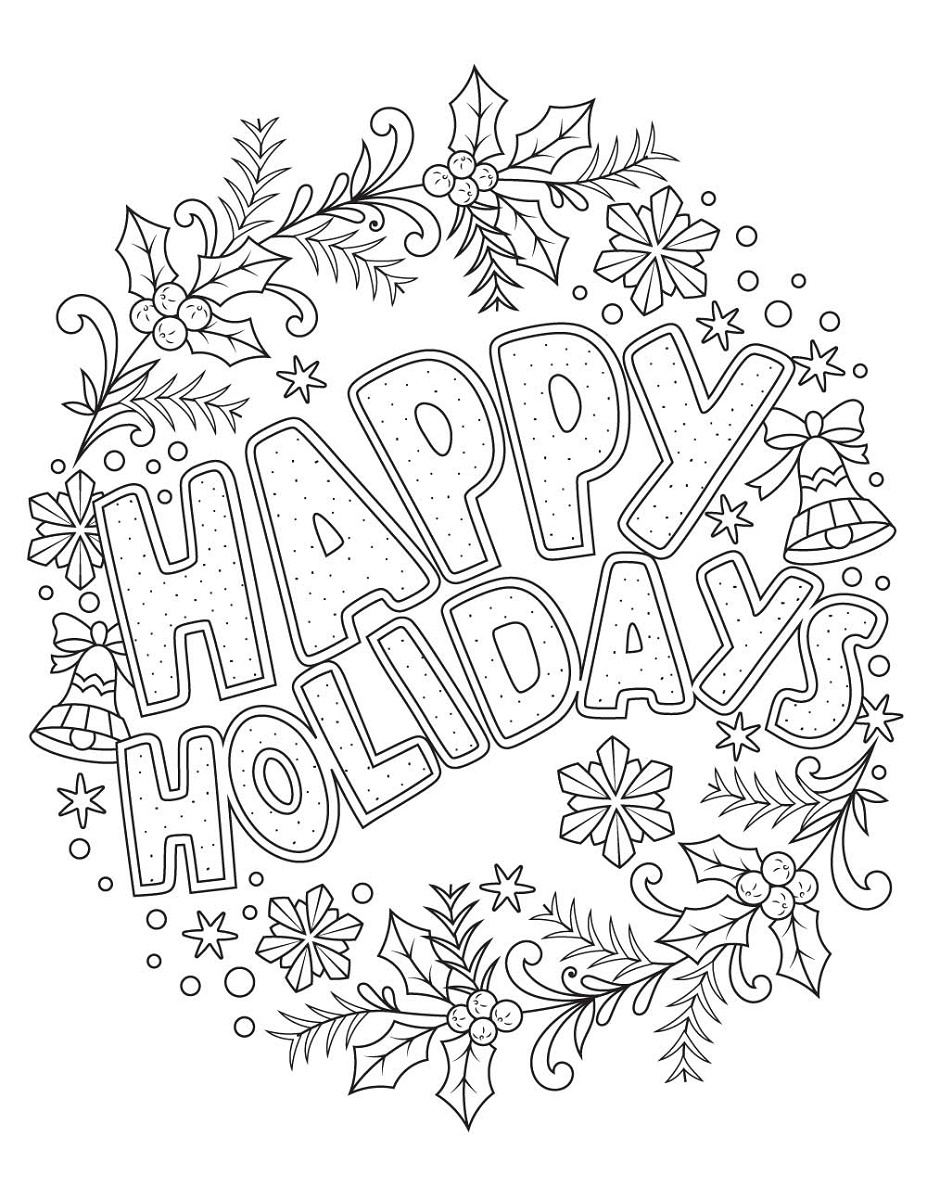 Printable Coloring Pages Holidays Printable Coloring Pages Holidays