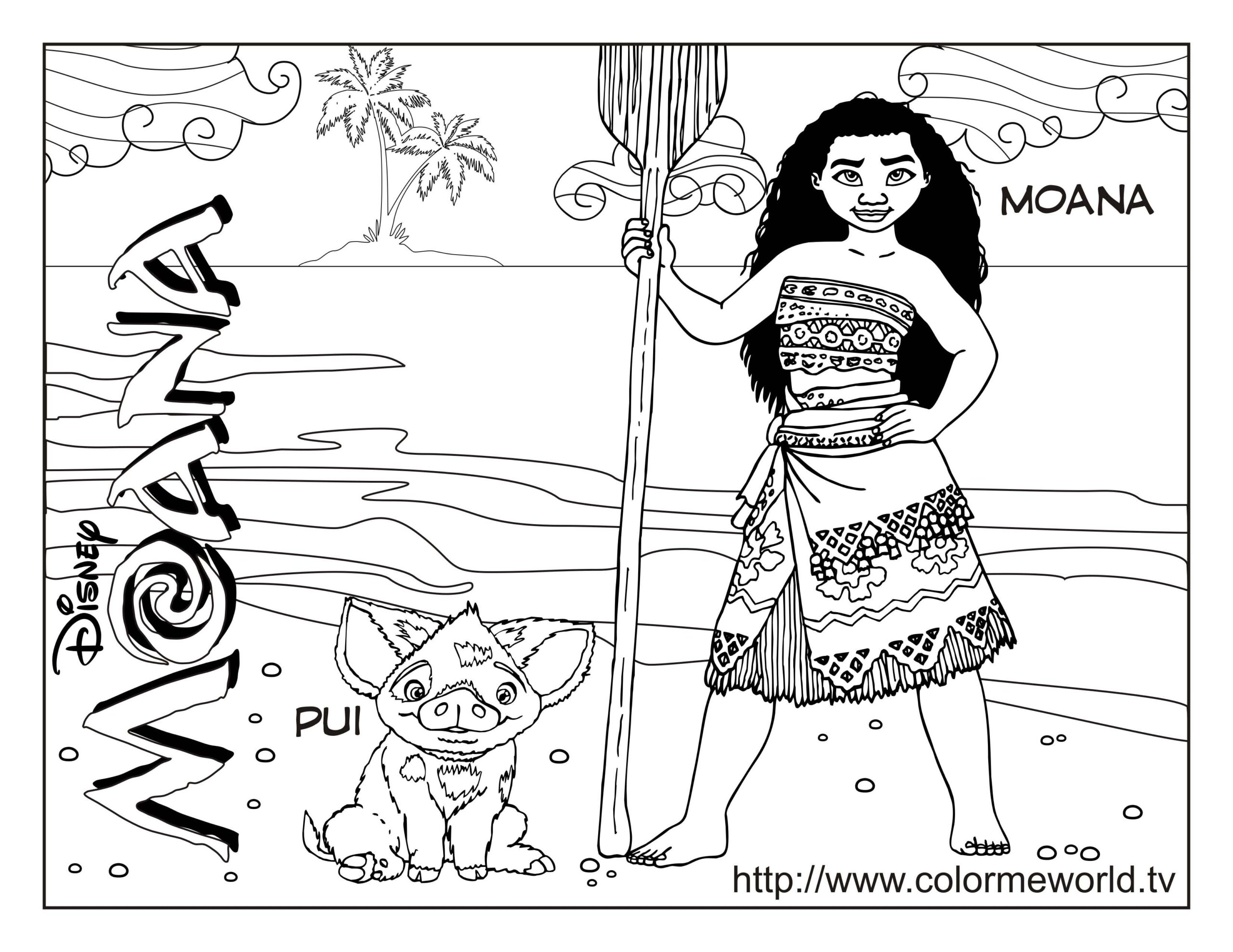 Printable Coloring Pages Moana Coloring Pages Free Printable Printable Coloring Pages Moana Coloring Pages Free Printable