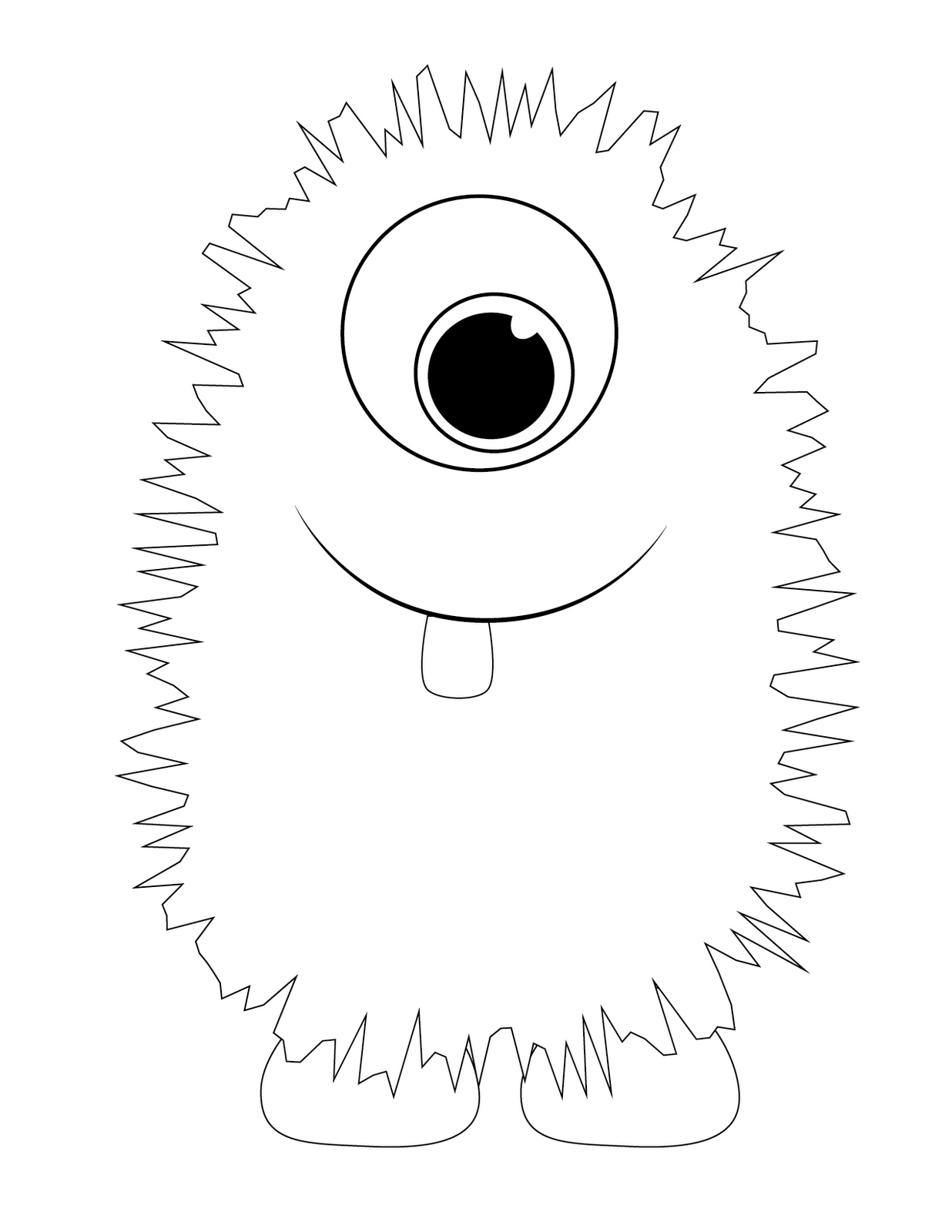 Printable Coloring Pages Monsters Printable Coloring Pages Monsters