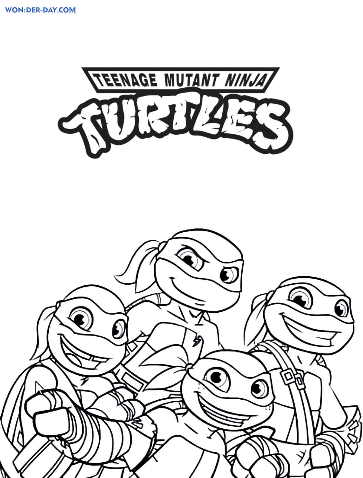 Printable Coloring Pages Ninja Turtles Printable Coloring Pages Ninja Turtles