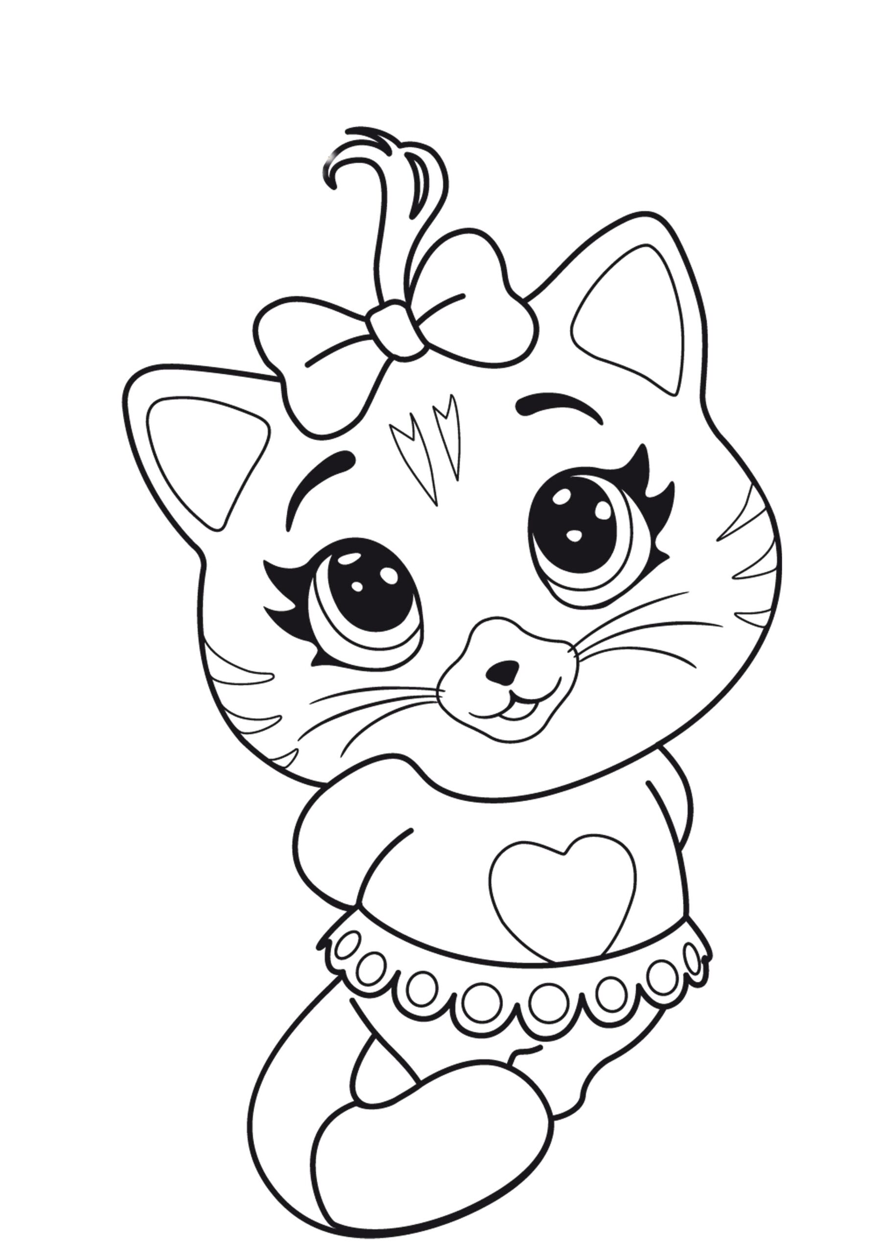 Cat Printable Coloring Pages Cat Printable Coloring Pages