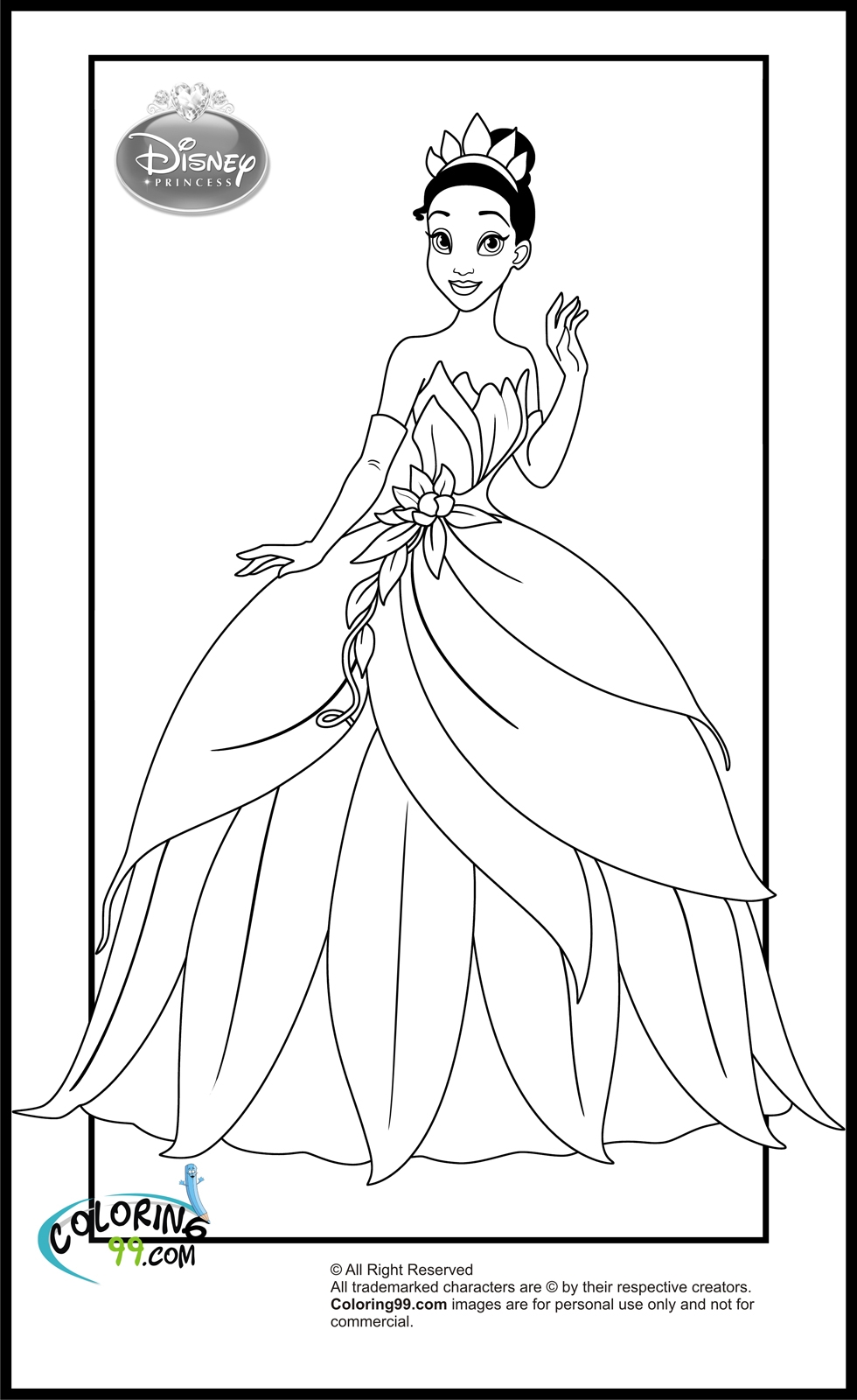 Printable Coloring Pages Of Disney Princesses Printable Coloring Pages Of Disney Princesses