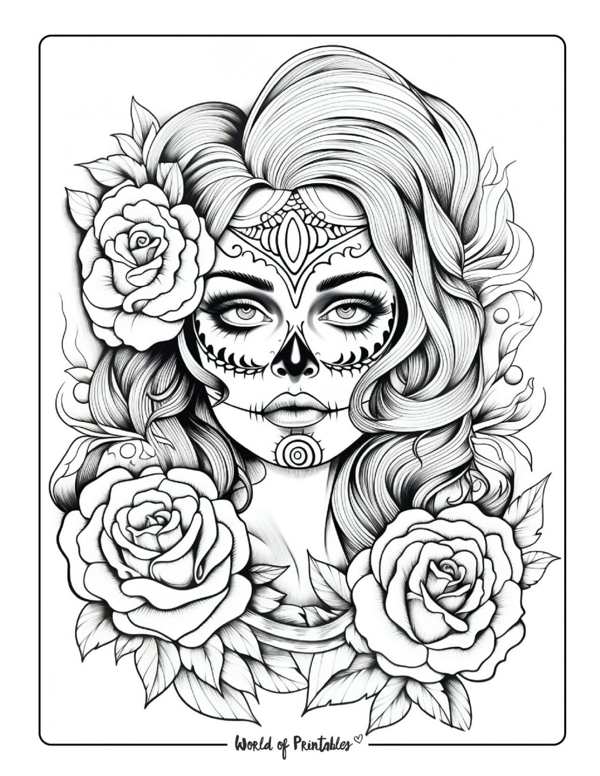 Printable Coloring Pages Of Skulls For Adults Printable Coloring Pages Of Skulls For Adults