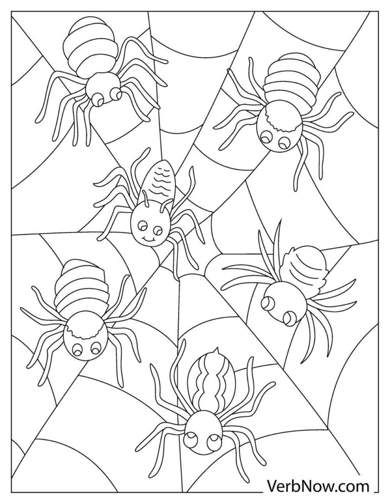 Printable Coloring Pages Of Spiders Printable Coloring Pages Of Spiders