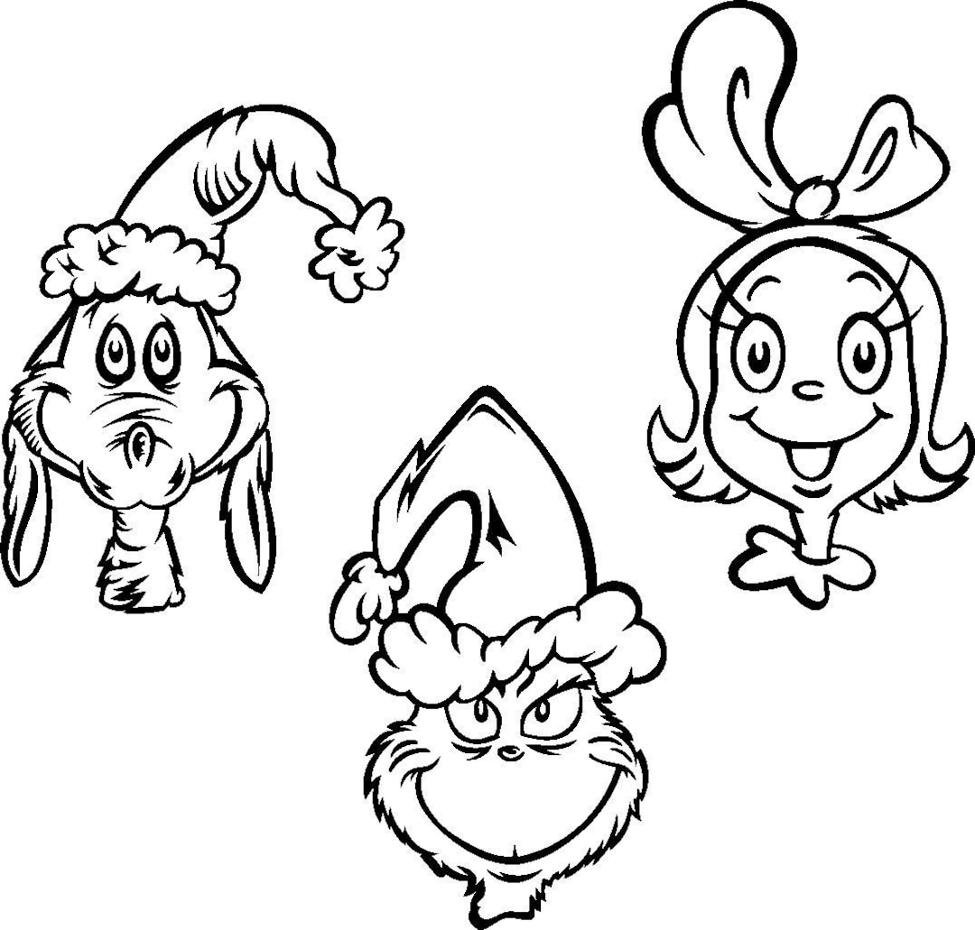 Printable Coloring Pages Of The Grinch