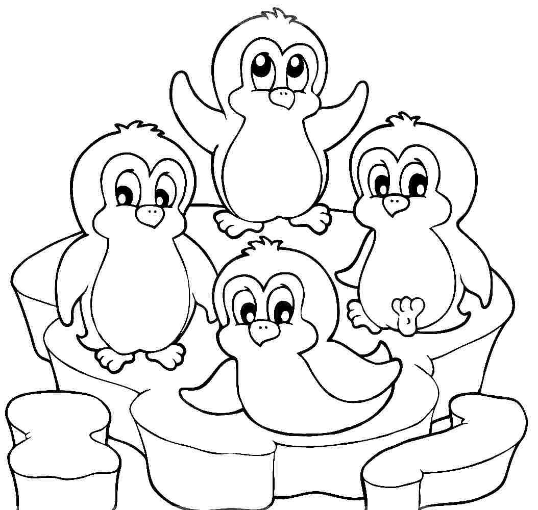 Printable Coloring Pages Penguins Printable Coloring Pages Penguins