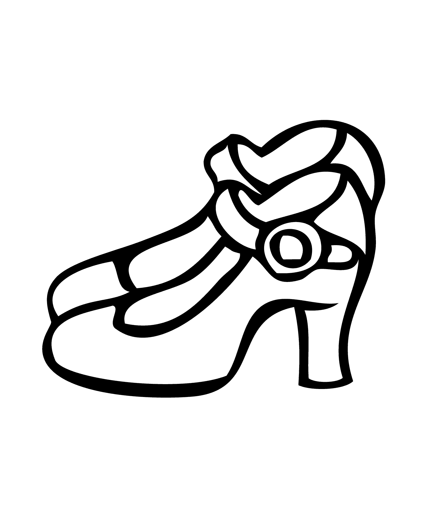 Printable Coloring Pages Shoes Printable Coloring Pages Shoes