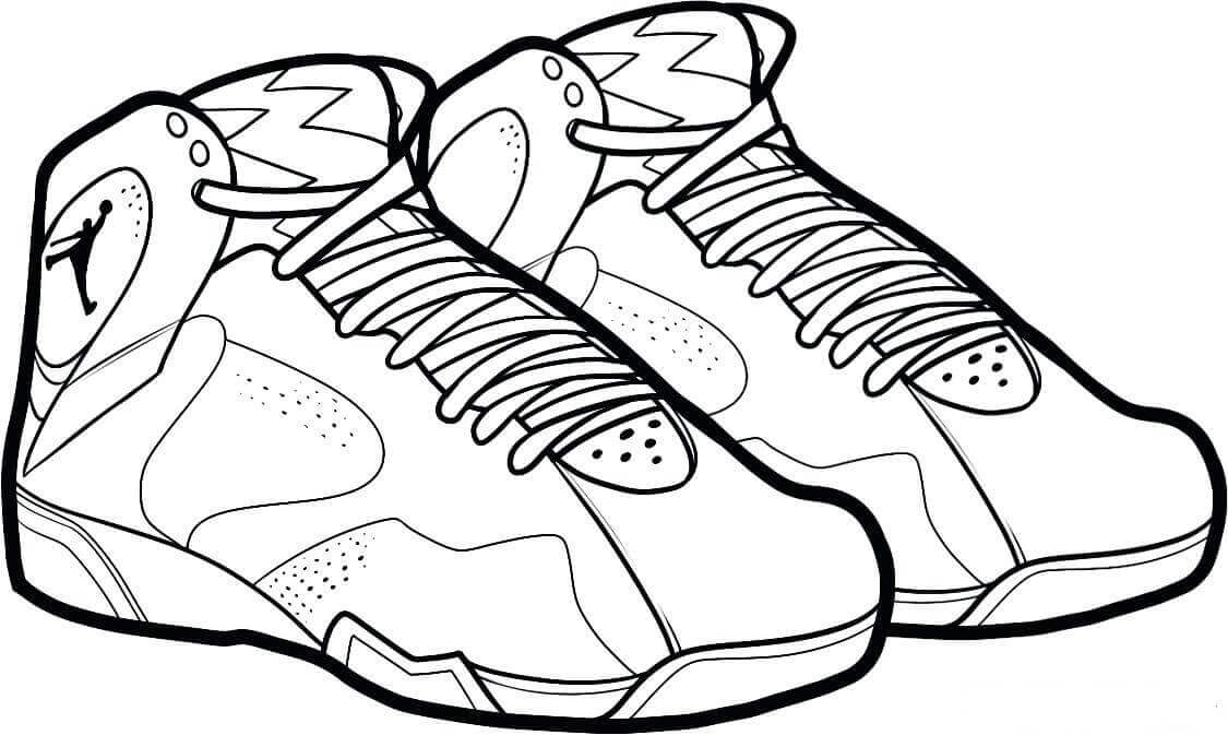 Printable Coloring Pages Shoes Printable Coloring Pages Shoes