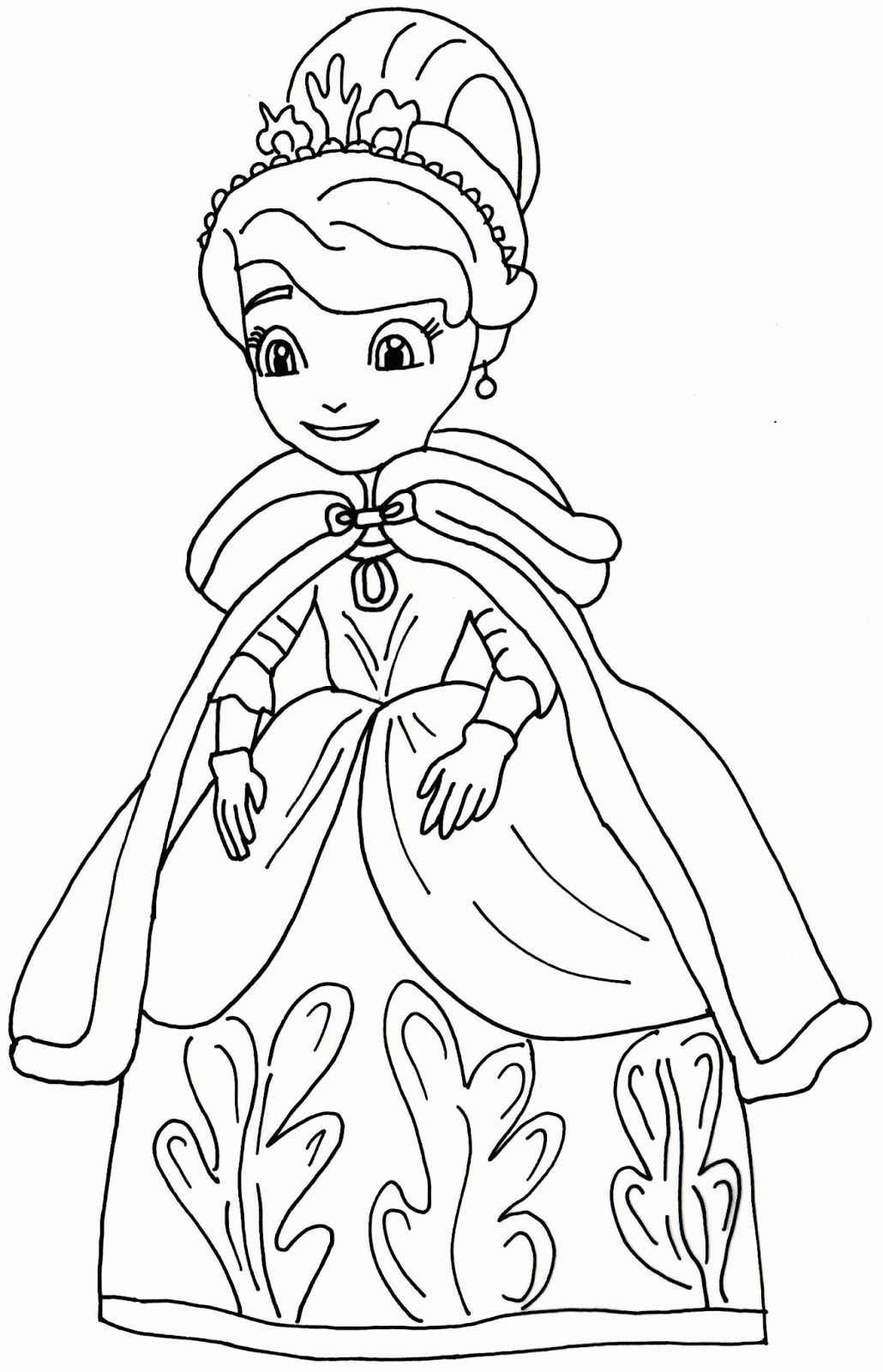 Printable Coloring Pages Sofia The First Printable Coloring Pages Sofia The First