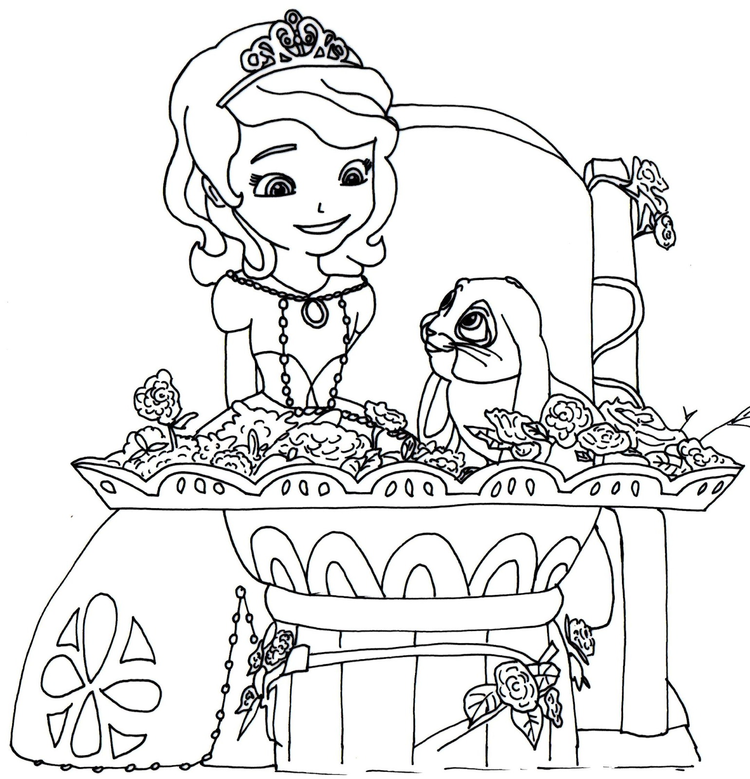 Printable Coloring Pages Sofia The First Printable Coloring Pages Sofia The First