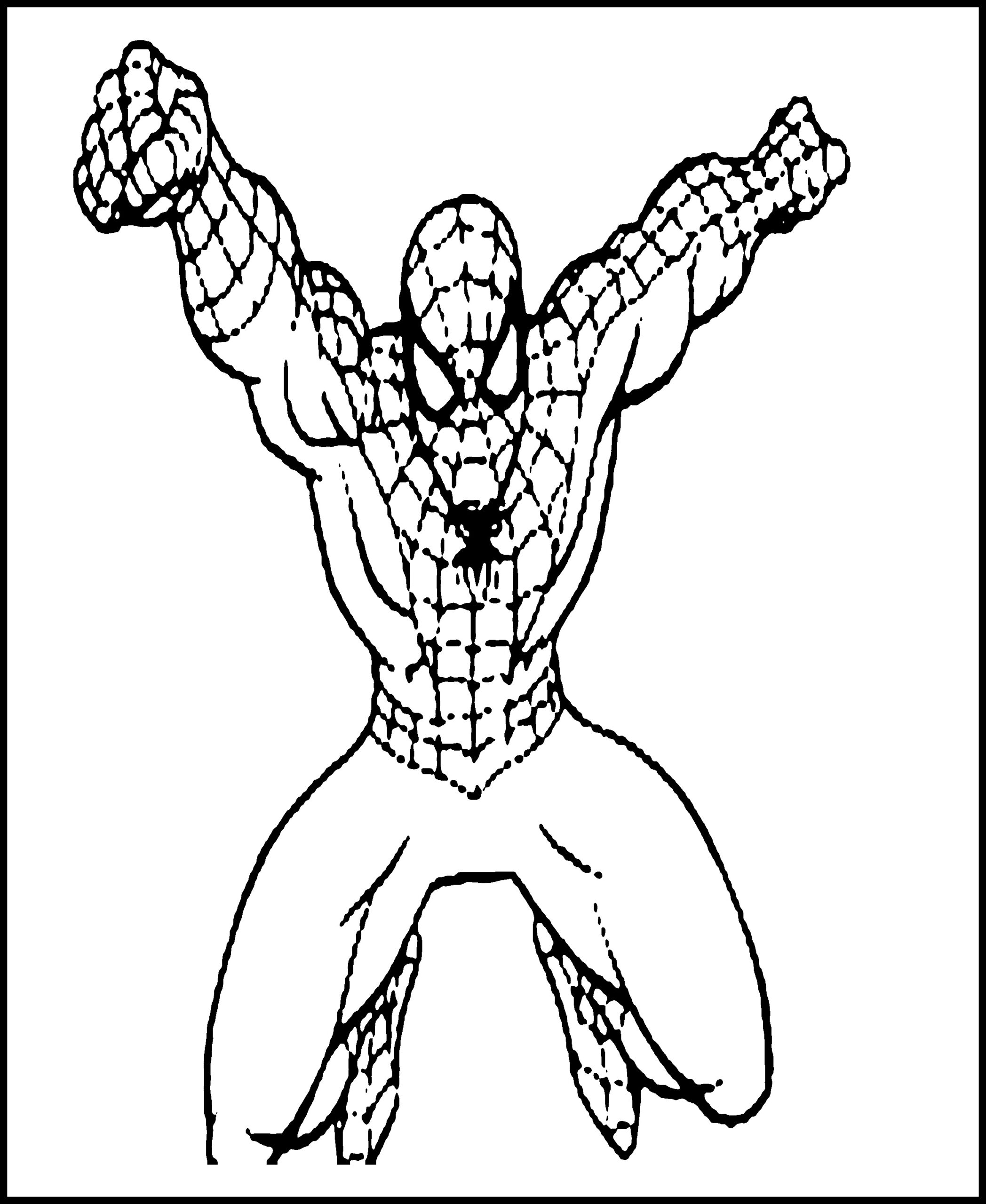 Printable Coloring Pages Spiderman