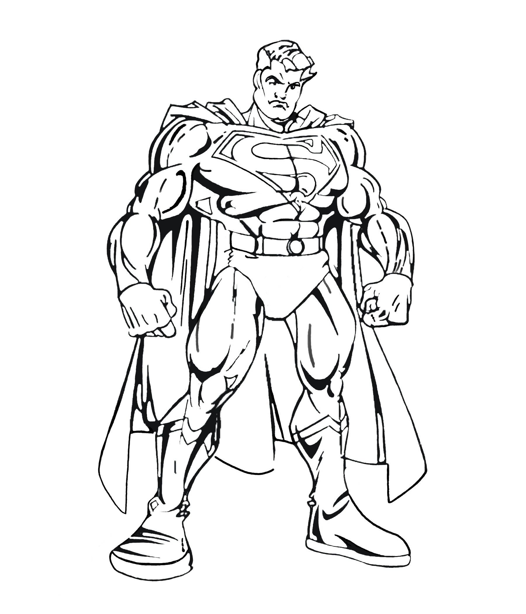 Printable Coloring Pages Superman Printable Coloring Pages Superman