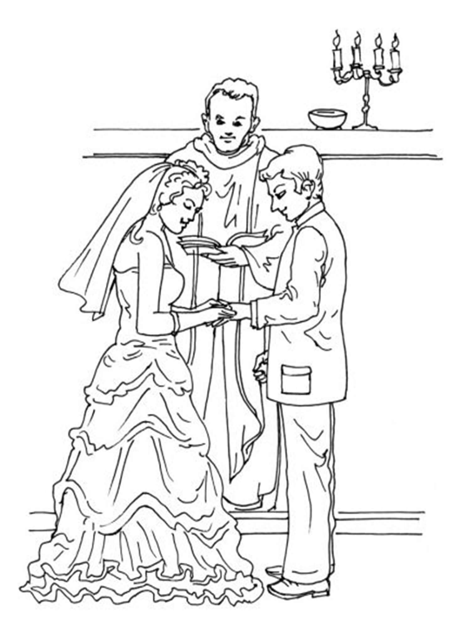 Printable Coloring Sheets Wedding Theme Printable Coloring Sheets Wedding Theme