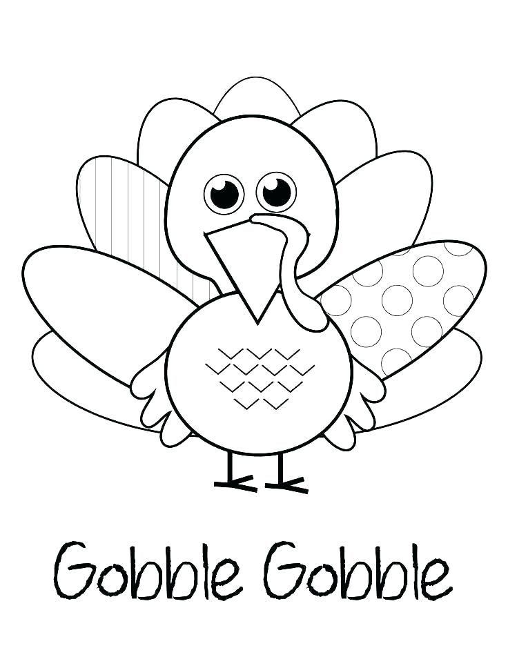 Printable Coloring Turkey Printable Coloring Turkey