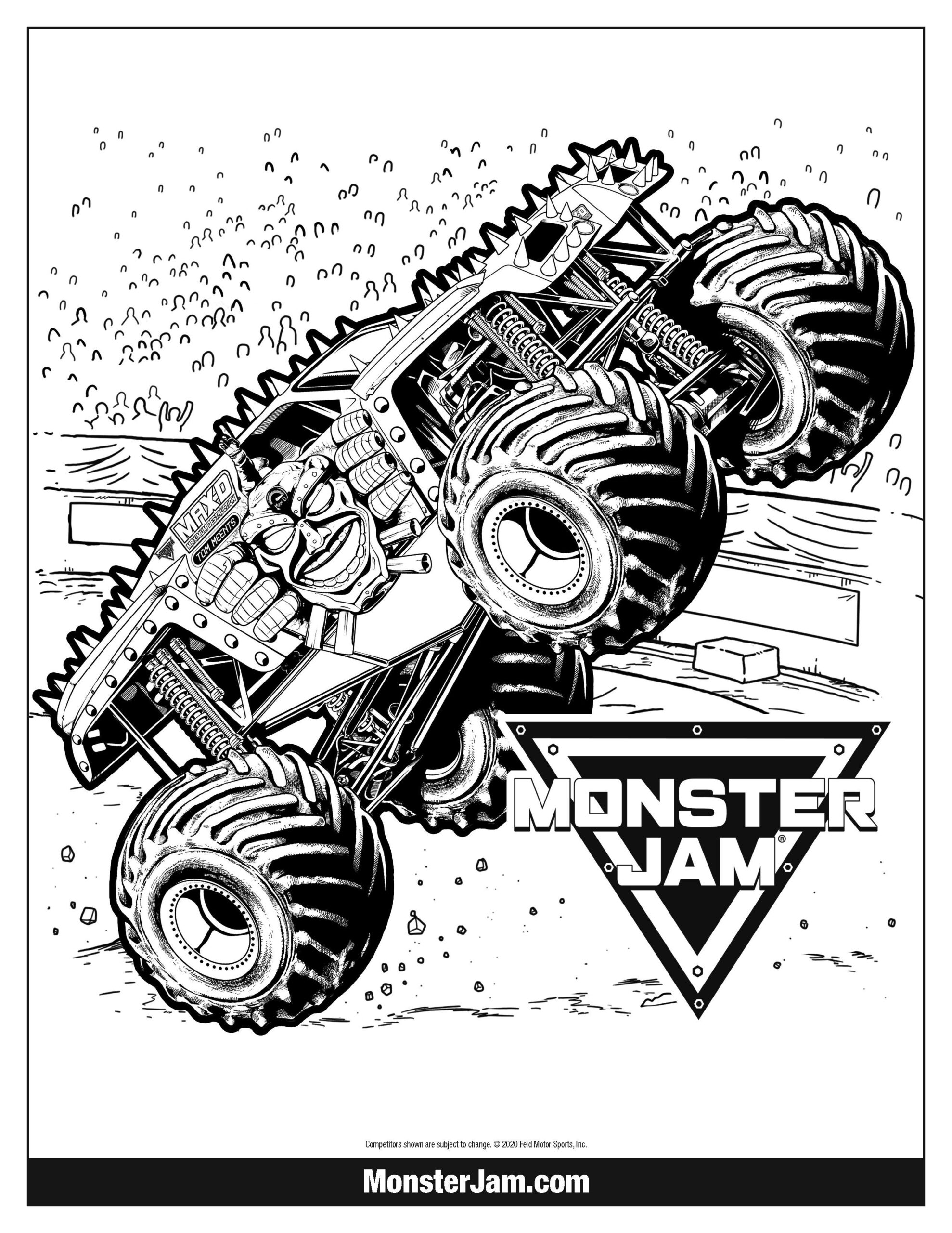 Printable Cool Moster Jam Coloring Pages Pdf Coloringfolder Printable Cool Moster Jam Coloring Pages Pdf Coloringfolder