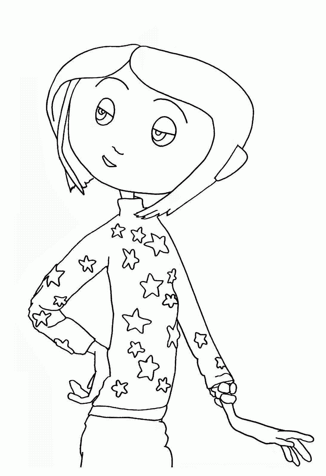 Printable Coraline Coloring Pages Printable Coraline Coloring Pages