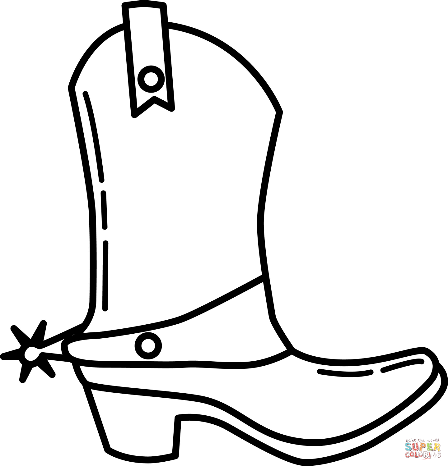 Printable Cowboy Boot Template Free Printable Printable Cowboy Boot Template Free Printable