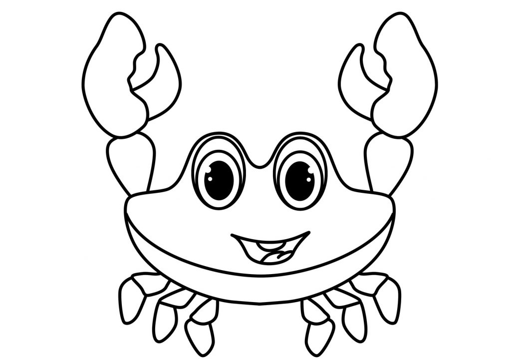 Printable Crab Coloring Pages Cute Looking Cartoon Crab Print Color Craft Printable Crab Coloring Pages Cute Looking Cartoon Crab Print Color Craft