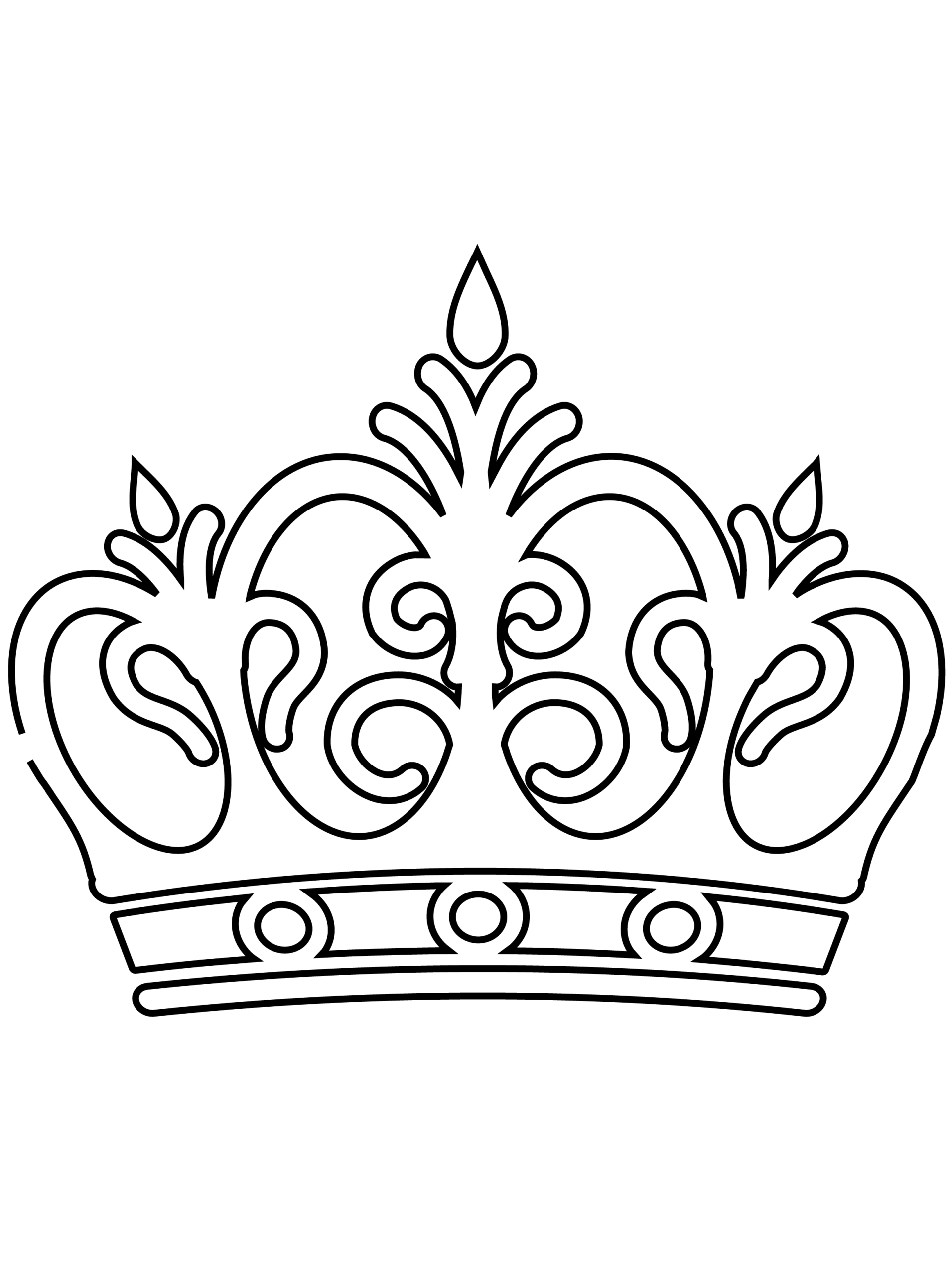 Printable Crown Coloring Pages Printable Crown Coloring Pages