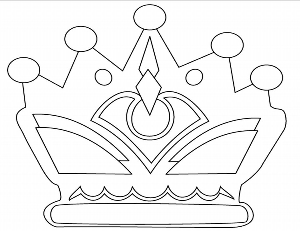 Printable Crown Coloring Pages Printable Crown Coloring Pages