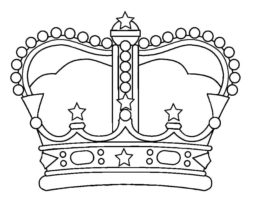 Printable Crown Coloring Pages Printable Crown Coloring Pages
