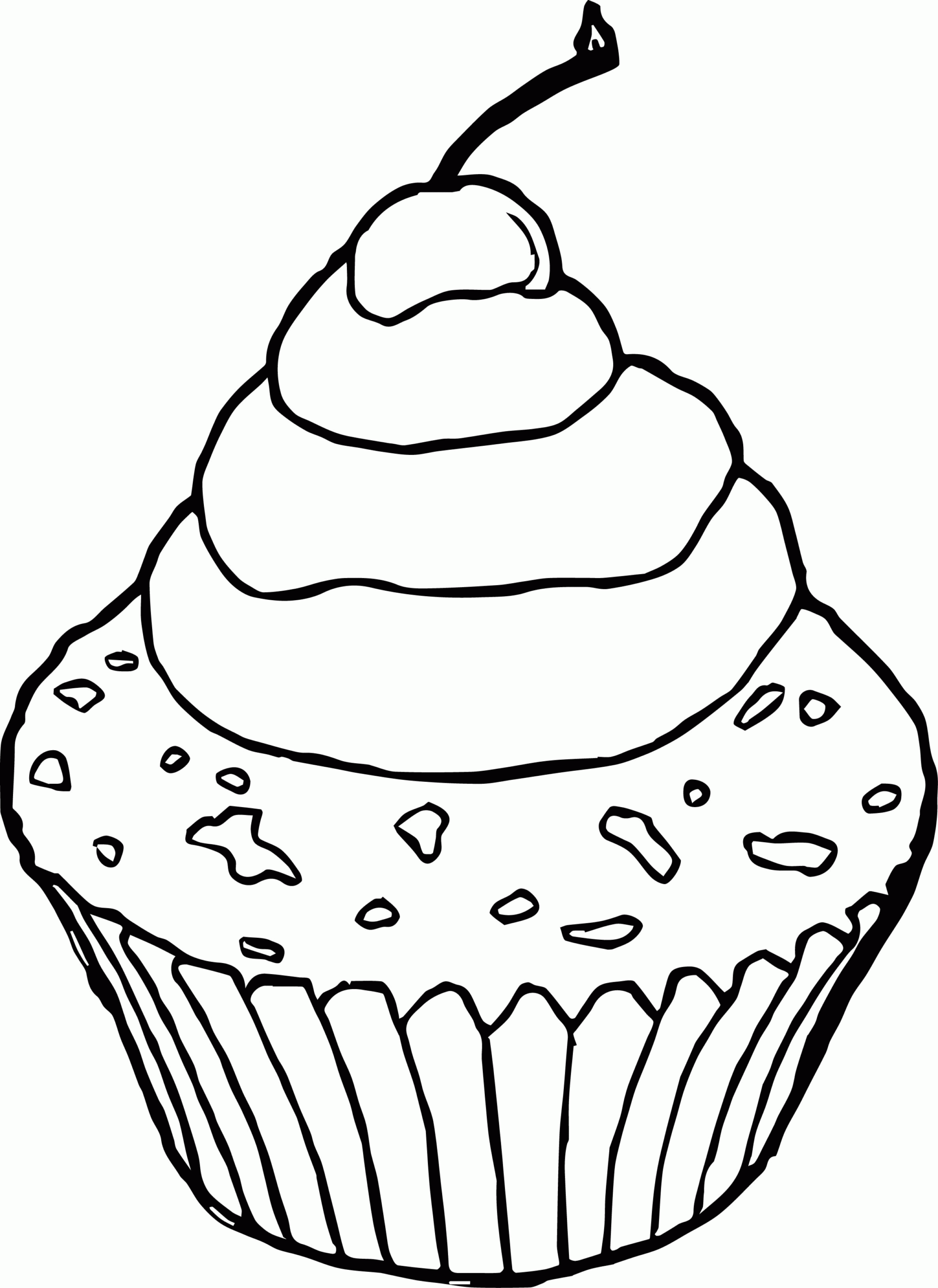Printable Cupcake Coloring Pages Printable Cupcake Coloring Pages