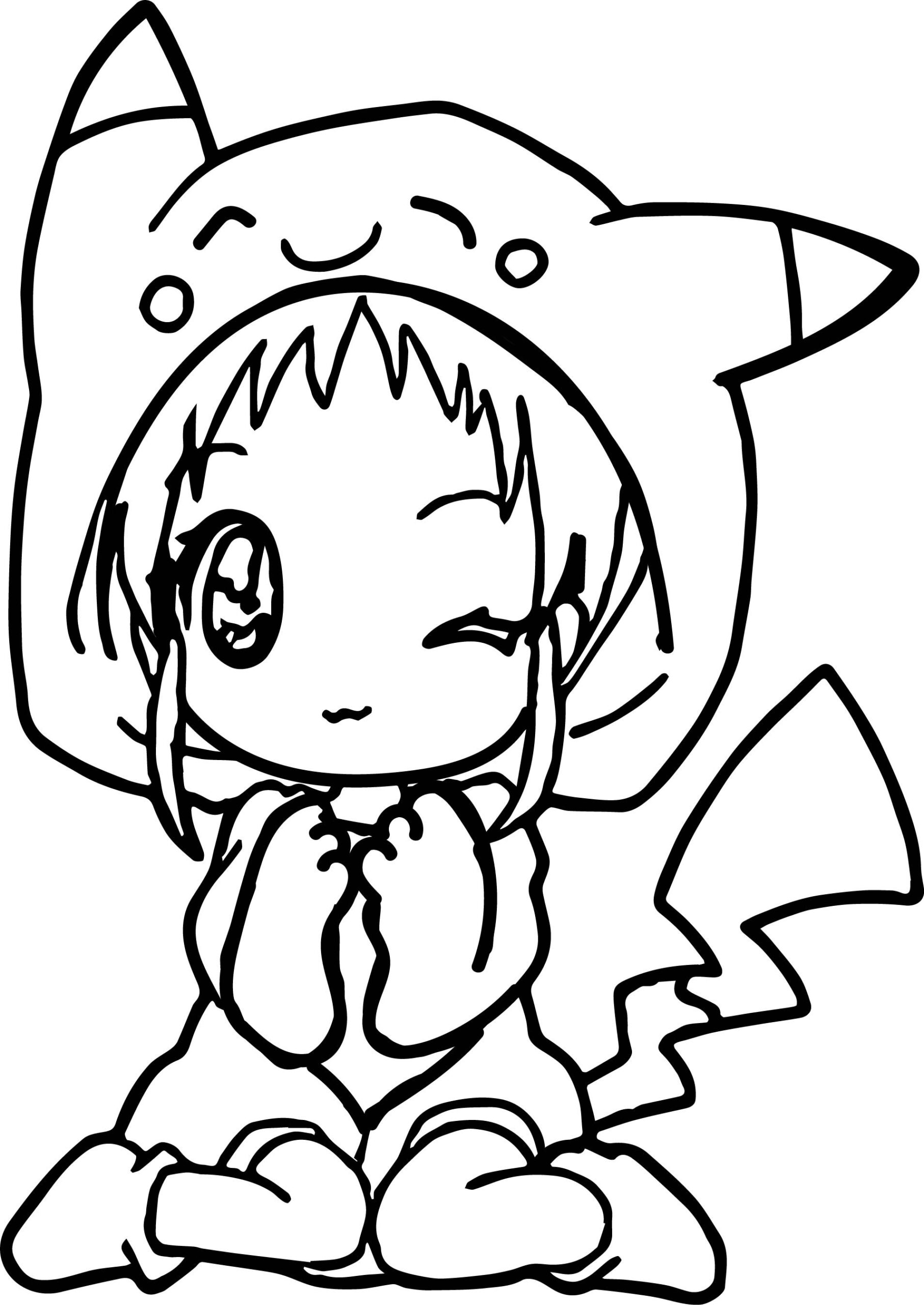 Printable Cute Anime Coloring Pages Printable Cute Anime Coloring Pages