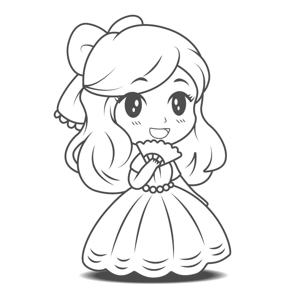 Printable Cute Princess Coloring Pages Printable Word Searches