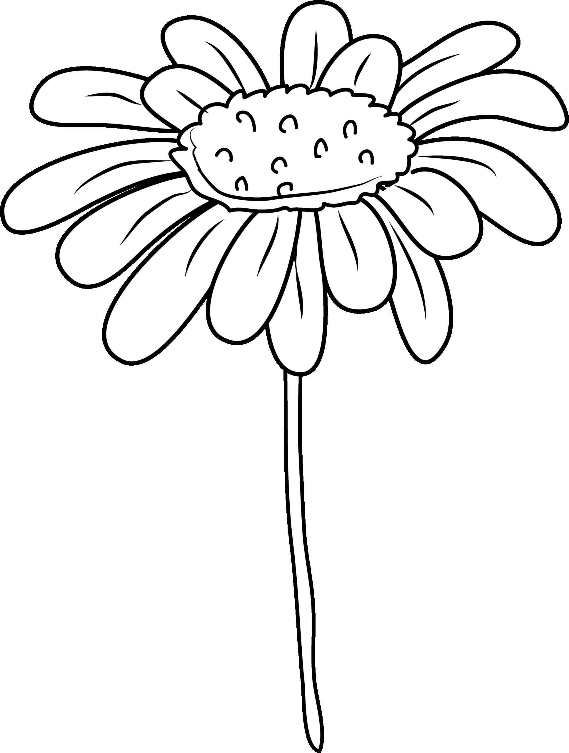 Printable Daisy Coloring Pages