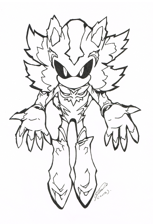 Printable Dark Sonic Coloring Pages Power Of Sonic Coloring Page Printable Dark Sonic Coloring Pages Power Of Sonic Coloring Page