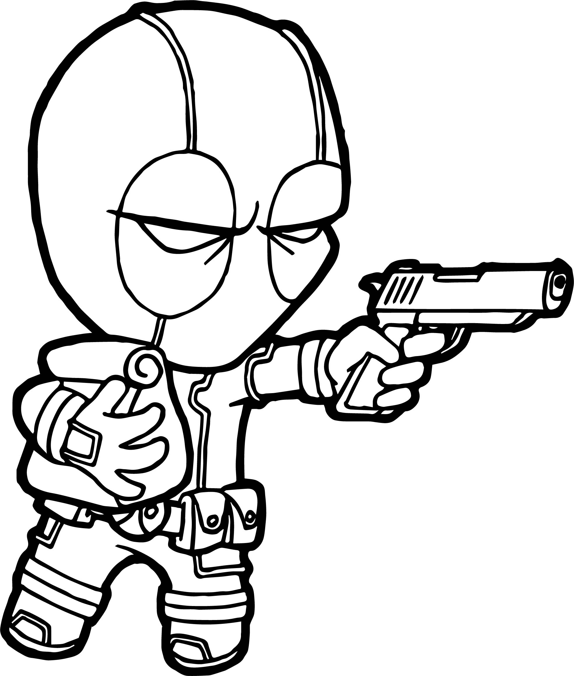 Deadpool Coloring Pages Free Printable Deadpool Coloring Pages Free Printable