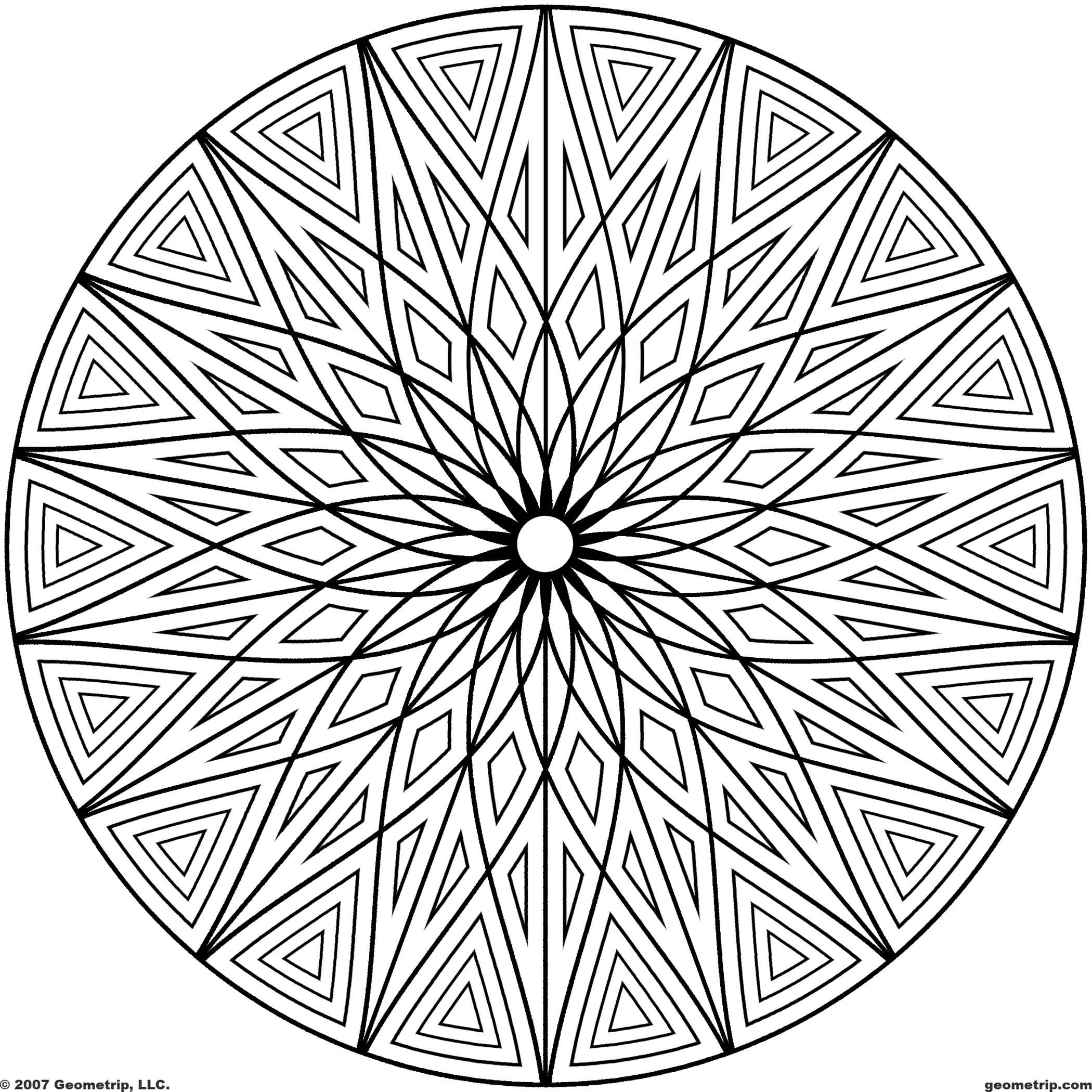 Printable Design Coloring Pages