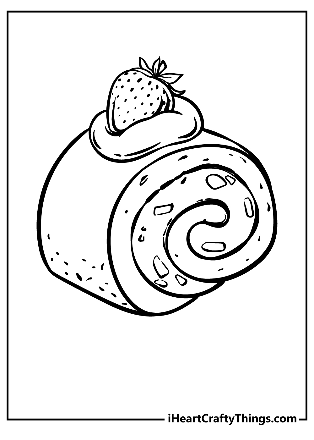 Printable Dessert Coloring Page Updated 2023 Coloring Home