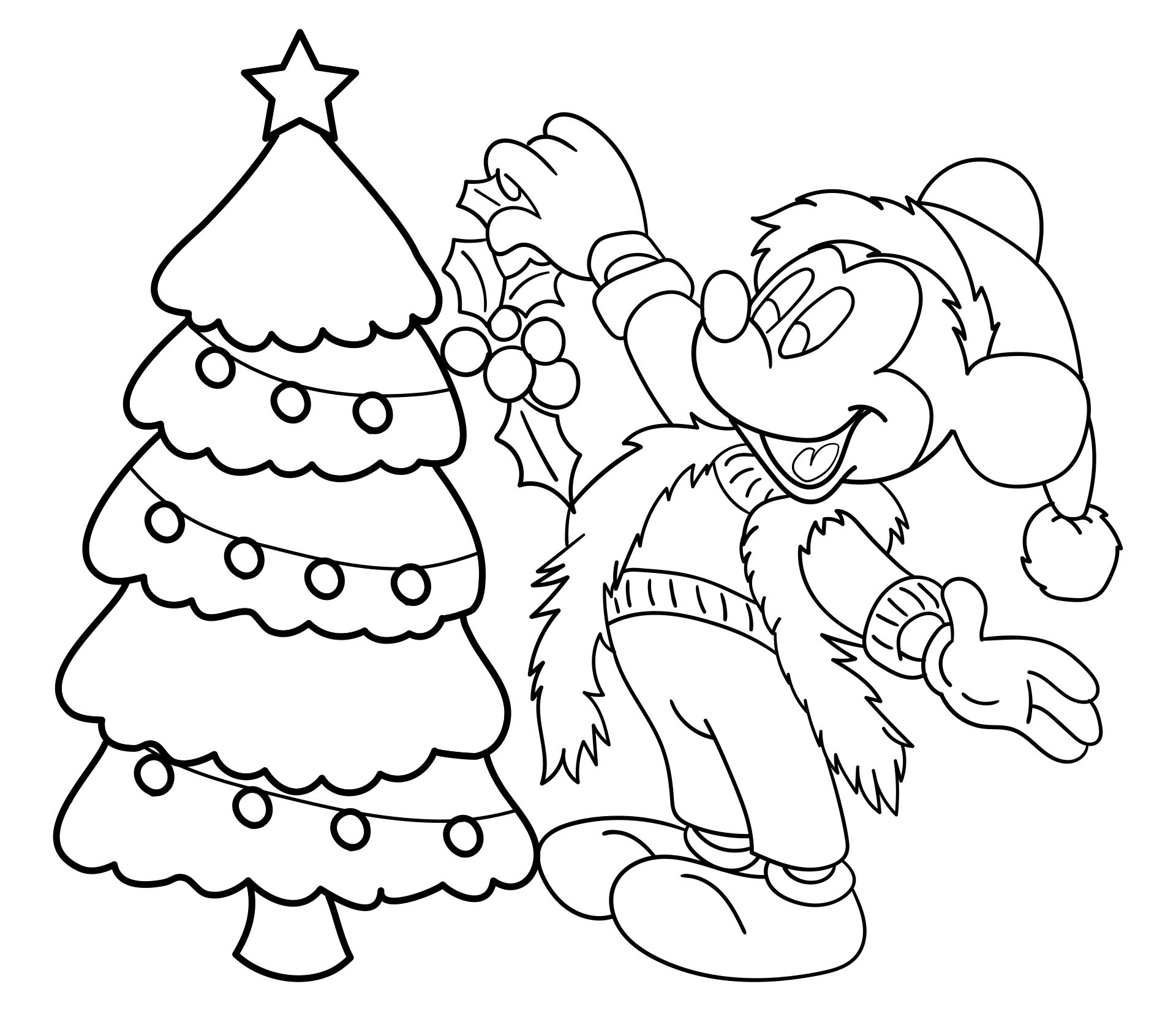 Printable Disney Christmas Coloring Pages Printable Disney Christmas Coloring Pages