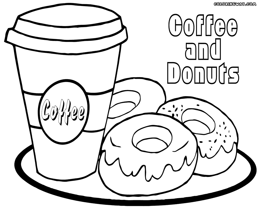 Printable Donut Coloring Pages At GetColorings Free Printable