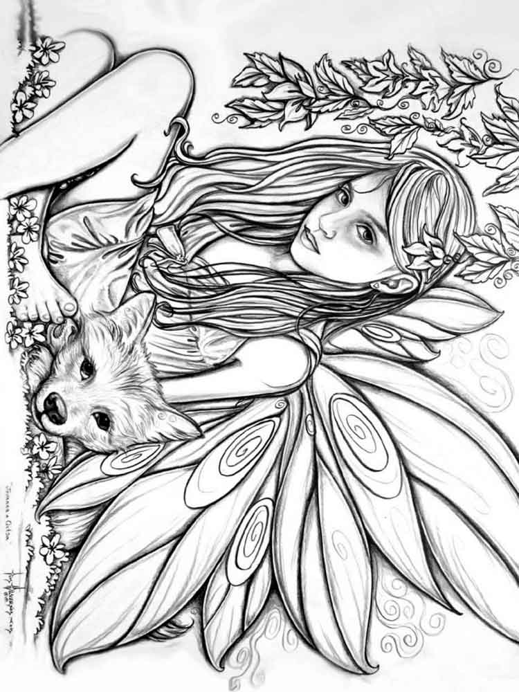 Printable Fairy Coloring Pages For Adults At GetDrawings Free Download Printable Fairy Coloring Pages For Adults At GetDrawings Free Download
