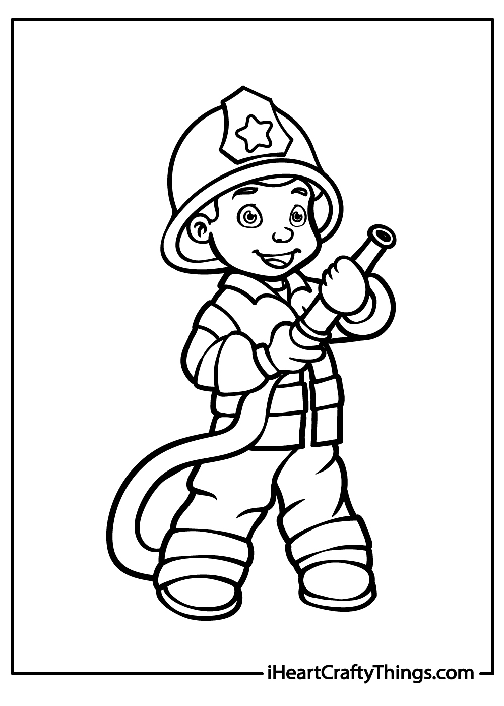 Printable Firefighter Coloring Pages Printable Firefighter Coloring Pages