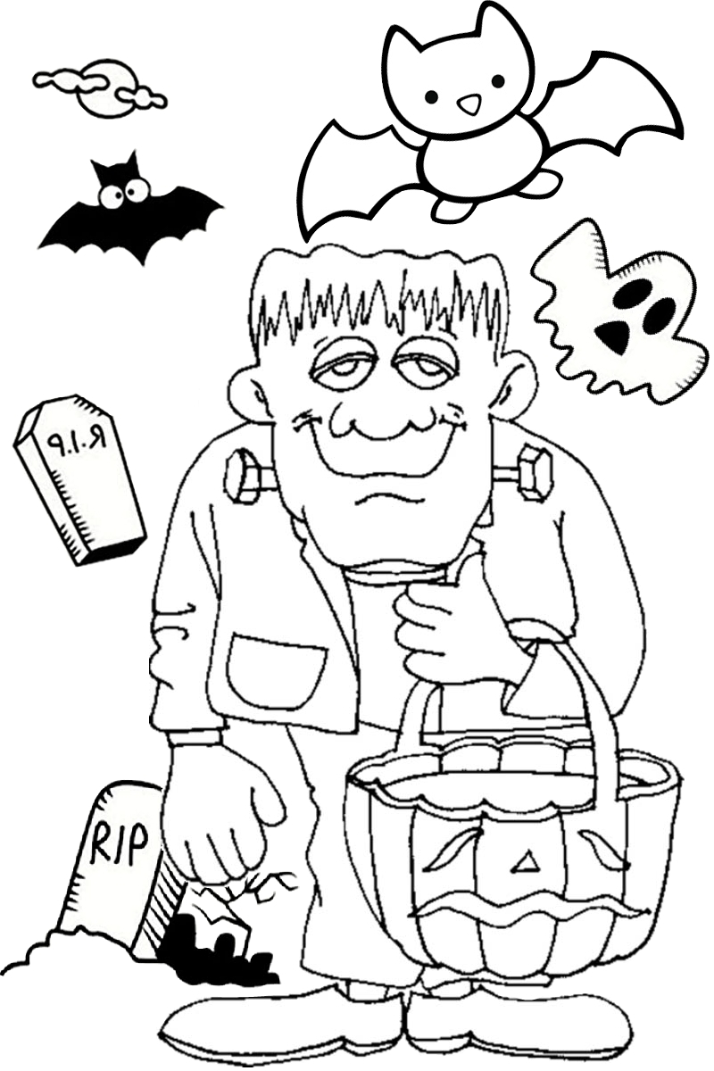 Frankenstein Printable Coloring Pages