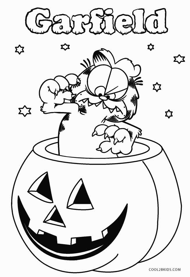Printable Garfield Coloring Pages To Kids Cool2bKids Printable Garfield Coloring Pages To Kids Cool2bKids
