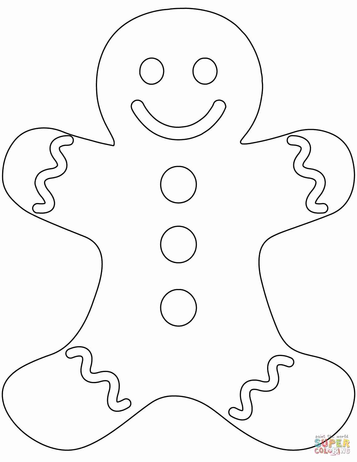 Printable Gingerbread Man Coloring Pages At GetColorings Free